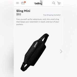 Bellroy Mini Sling, Melbourne Black